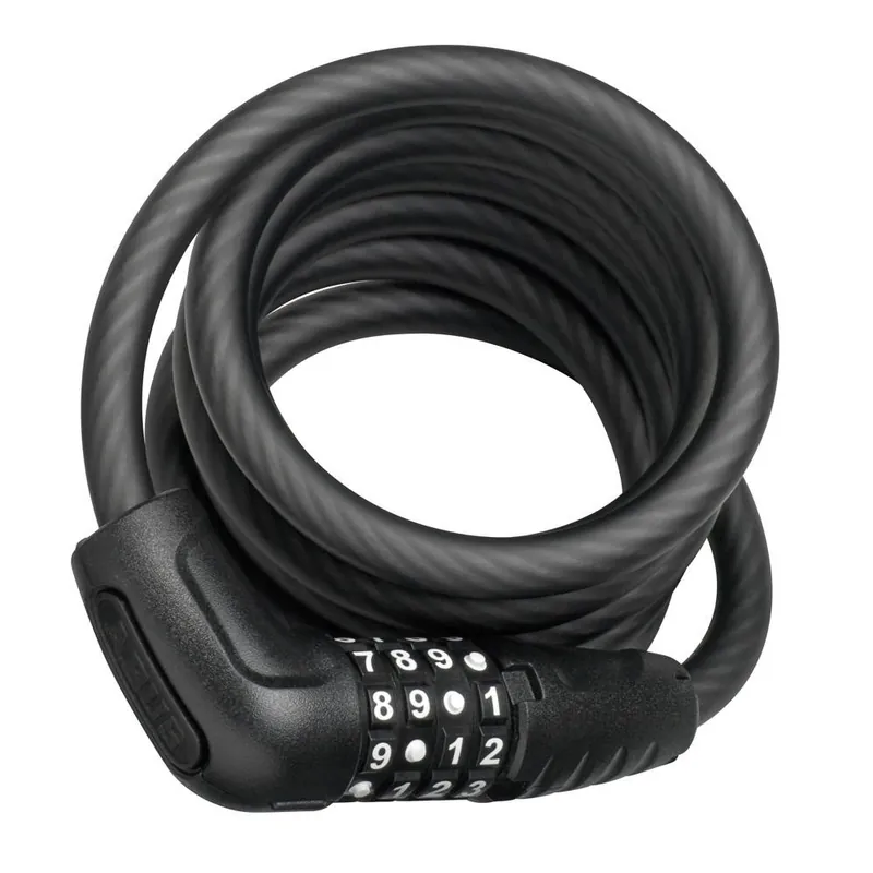 Lage Prijs Abus cijfer kabelslot Numero 5510C/180 zwart met Snap Cage