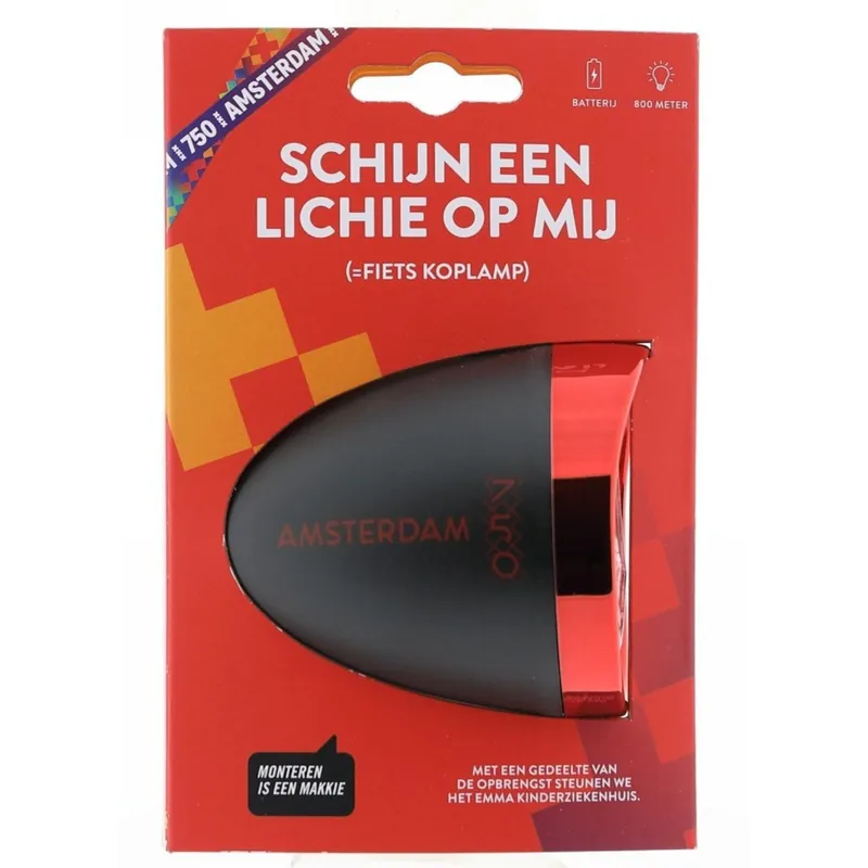 IKZI Amsterdam 750 Fietskoplamp schijn een lichie op mij Goedkoop