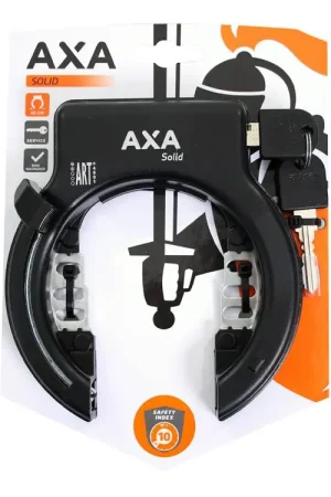 Snelle Levering Axa ringslot Solid XL zw