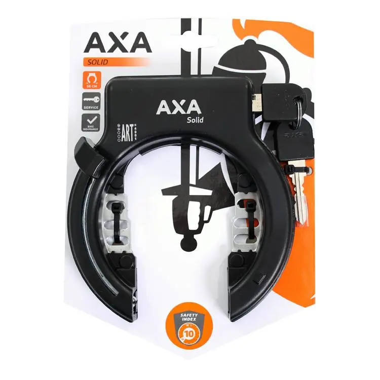 Snelle Levering Axa ringslot Solid XL zw
