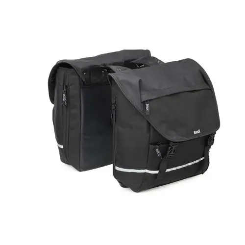Flitsaanbieding Beck Dubbele Sportieve Fietstas SPRTV XL Zwart/Zwart