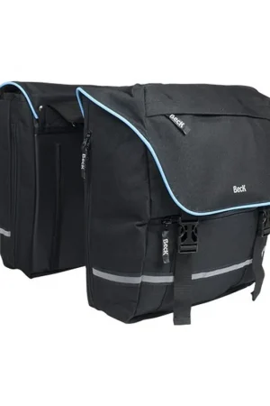 Actieprijs Beck Dubbele Sportieve Fietstas SPRTV Zwart/Blauw