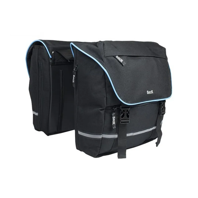 Actieprijs Beck Dubbele Sportieve Fietstas SPRTV Zwart/Blauw