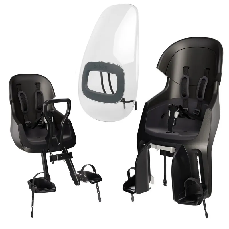 Bobike Exclusive Evolve compleet pakket met extra voordeel Urban Black Koop Online