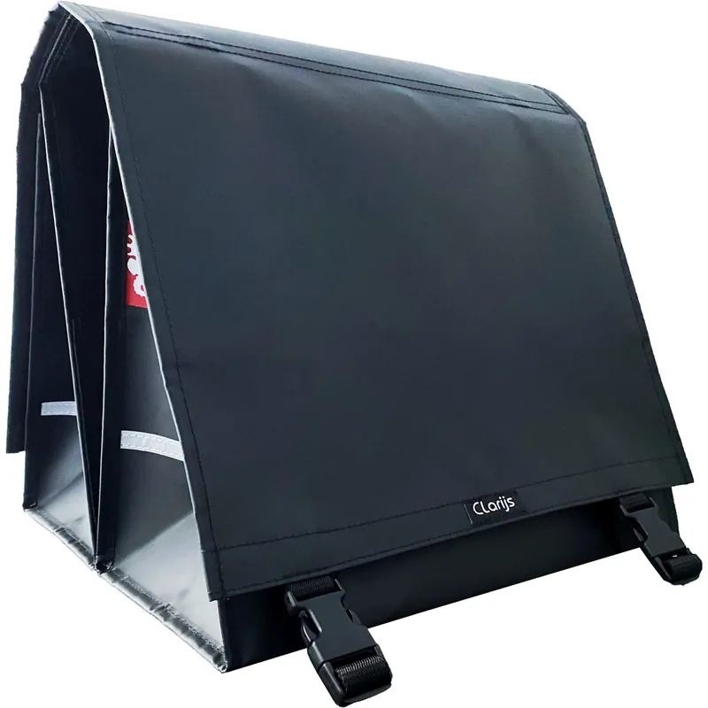 Clarijs Dubbele Fietstas XL PVC 46L matt zwart Beste Prijs