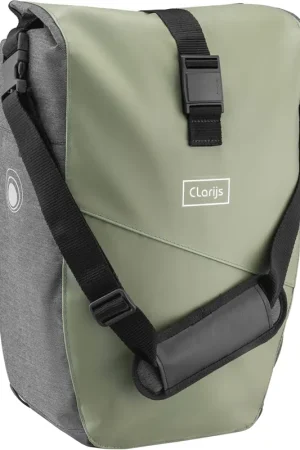 Clarijs Enkele Fietstas Solobag 24L olijf-grijs Goedkoop