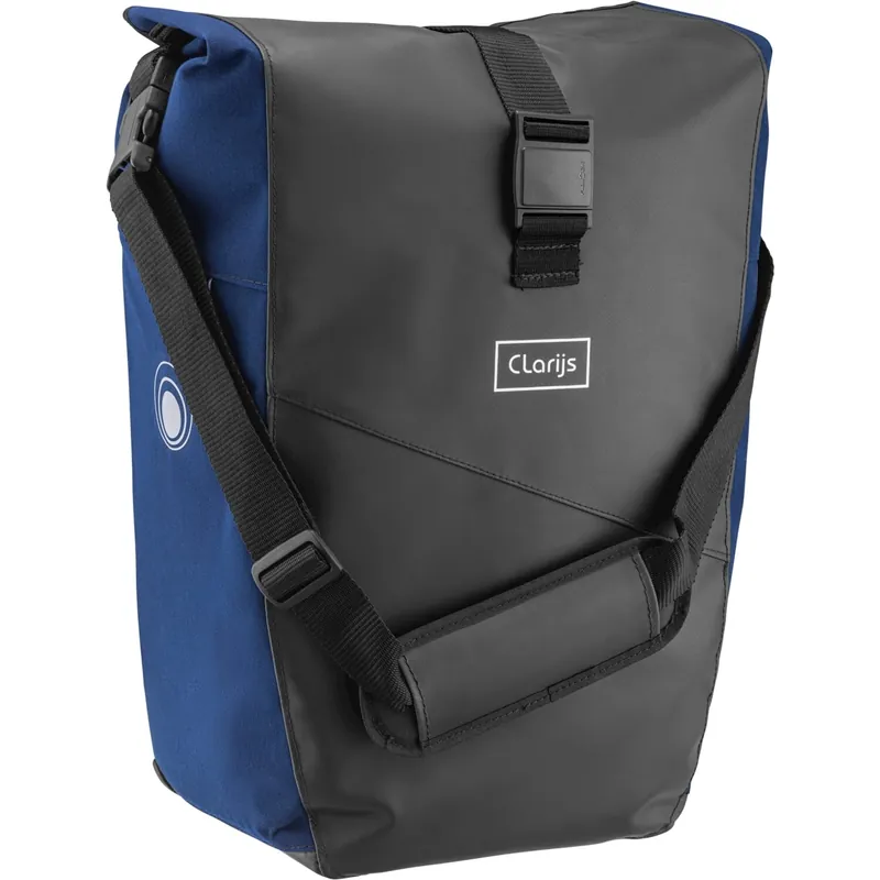 Veilige Betaling Clarijs Enkele Fietstas Solobag 24L zwart-blauw