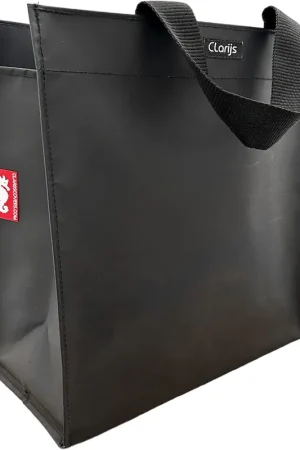 Favoriet Clarijs shoppertas PVC 23L matt zwart