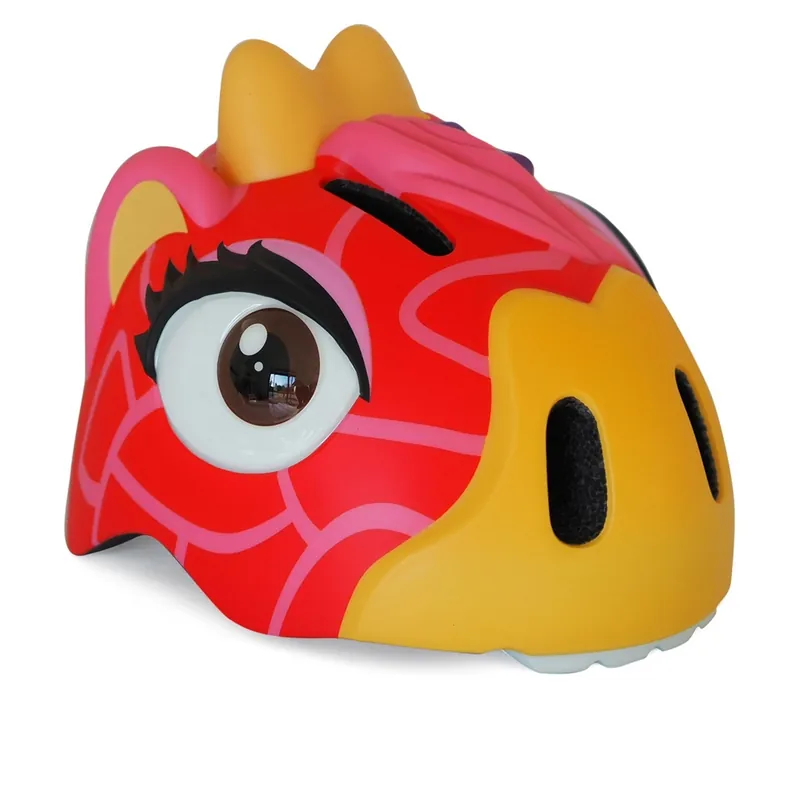 Crazy Safety Kinderhelm / Fietshelm Rode Giraffe /Red Giraffe Small 49-55 cm Nu Kopen