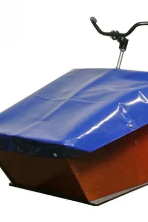 Clarijs Dekzeil Bakfiets Kort Blauw Premium