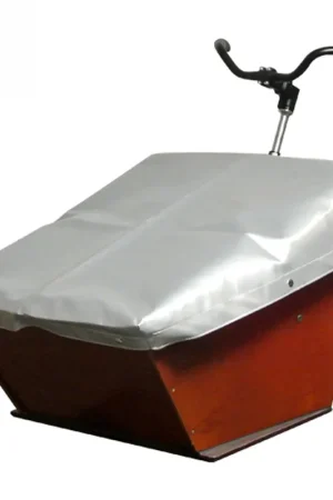 Clarijs Dekzeil Bakfiets Kort Zilver Merkproduct