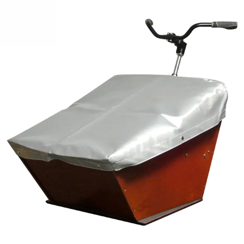 Clarijs Dekzeil Bakfiets Kort Zilver Merkproduct