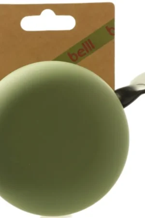Korting Belll Fietsbel Ding Dong 80 mm leger groen