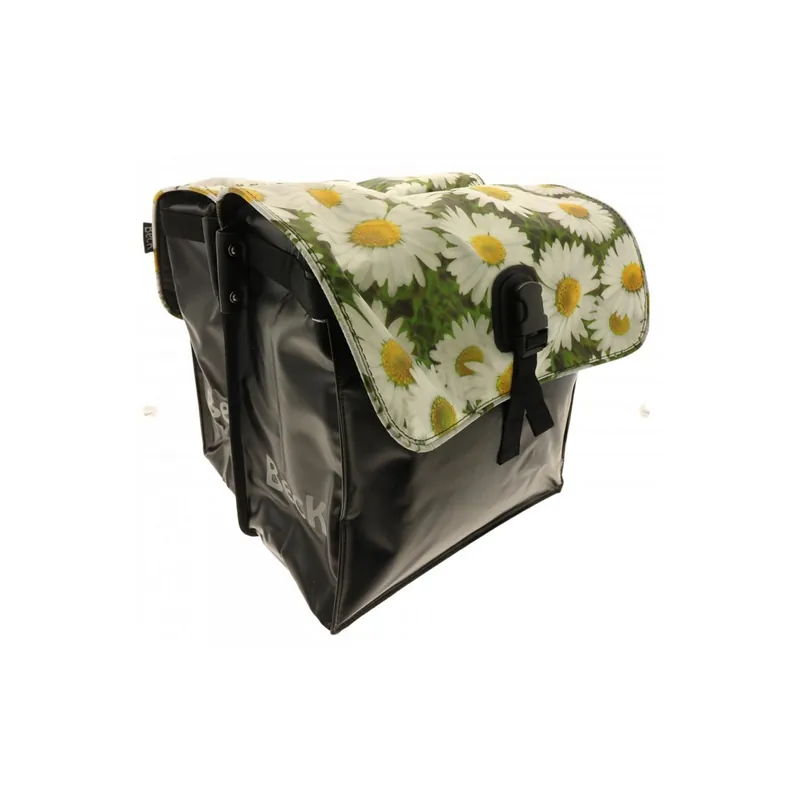 Aanbieding Beck Dubbele Fietstas Small Daisy‘s
