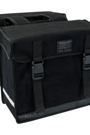 Fast Rider Canvas Fietstas Led 56,5 Liter Zwart Koop Vandaag