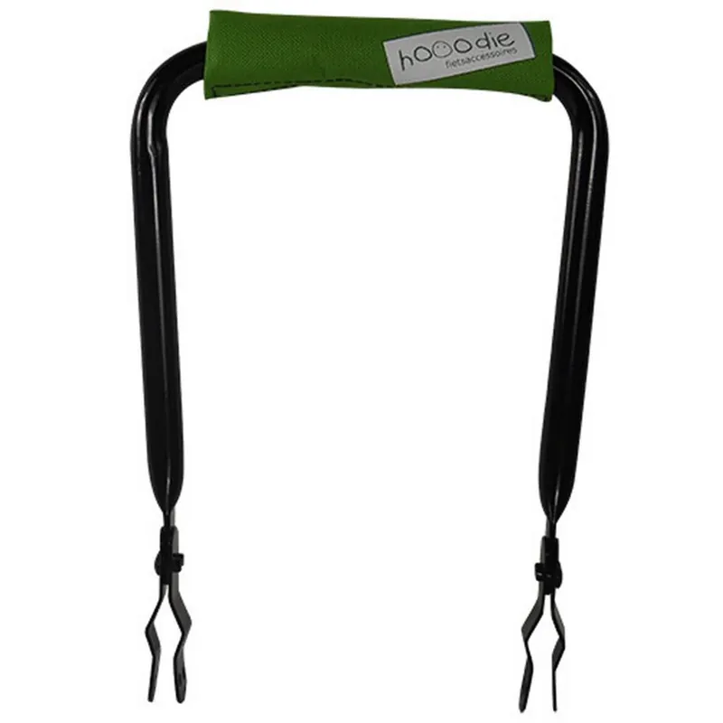Nieuw Hooodie Rugsteun Rugleuning zwart met Olive Solid rugkussentje