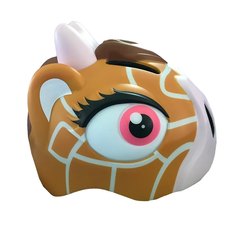 Meest Verkocht Crazy Safety Kinderhelm / Fietshelm Bruine Giraffe / Brown Giraffe Small 49-55 cm - Copy