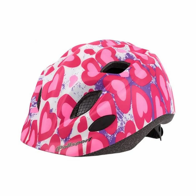 Populair Polisport Kinderhelm Glitter Hearts Junior Premium