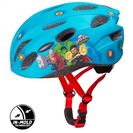 Populair Seven Polska Kinderhelm Fietshelm S Avengers Blauw