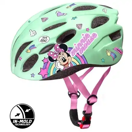 Aanbieding Seven Polska Kinderhelm Fietshelm S Minnie Mouse Mint