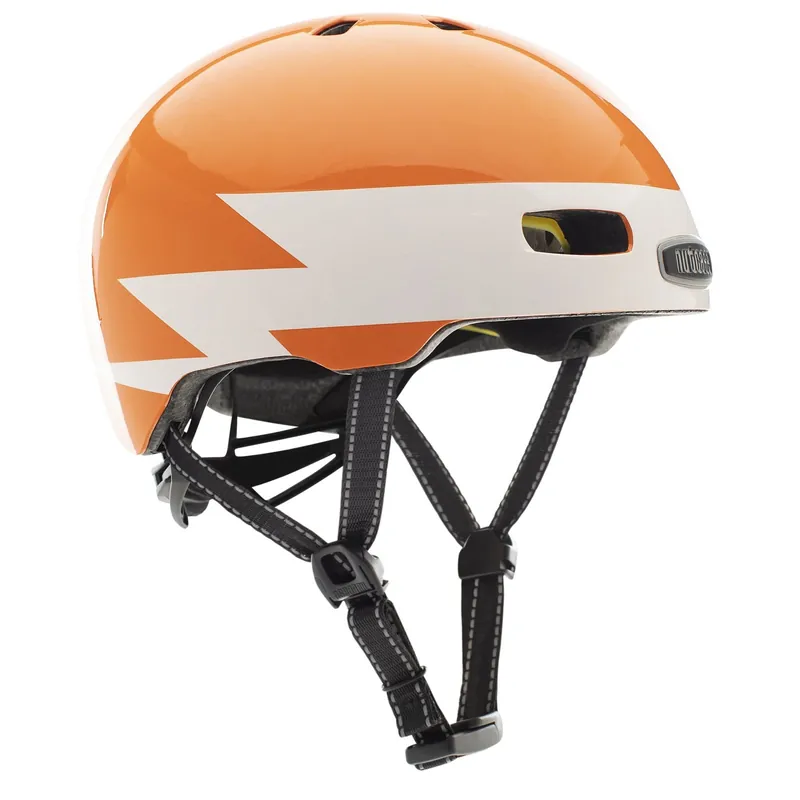Aanbieding Nutcase Little Nutty Kinderhelm / Fietshelm Lightnin‘ Gloss MIPS XS