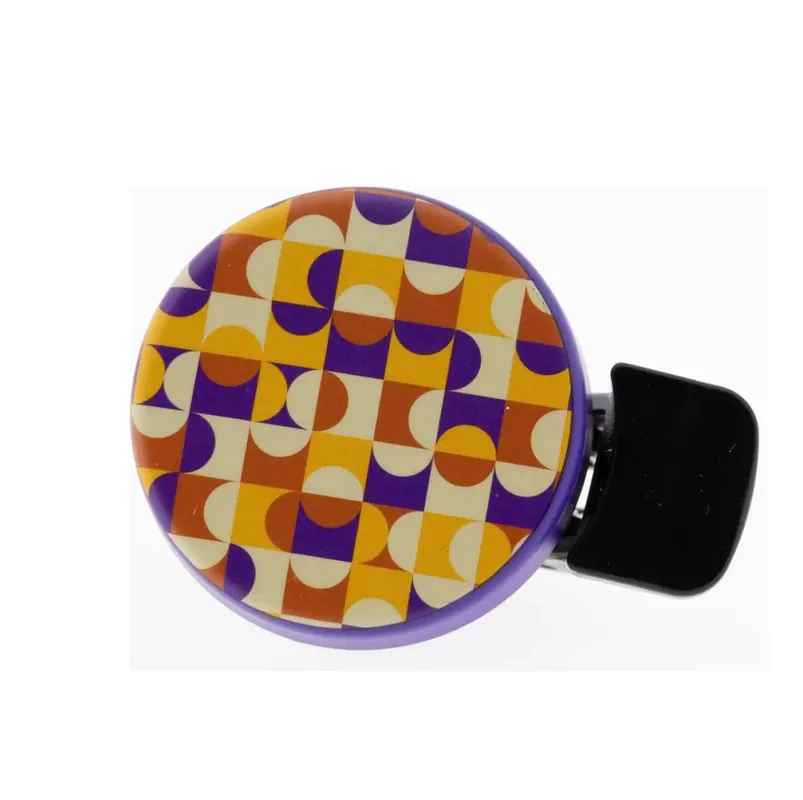 Niet verkeerd Fietsbel 70’s Abstract Print Retro Design Beste Prijs