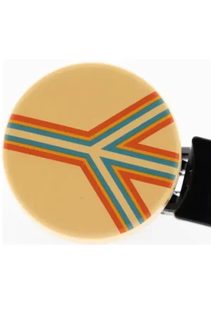 Niet verkeerd Fietsbel 70’s Peace Print Retro Design Direct Beschikbaar