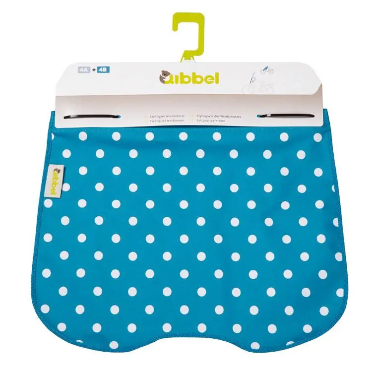 Dagaanbieding Qibbel windschermflap Polka Dot blue