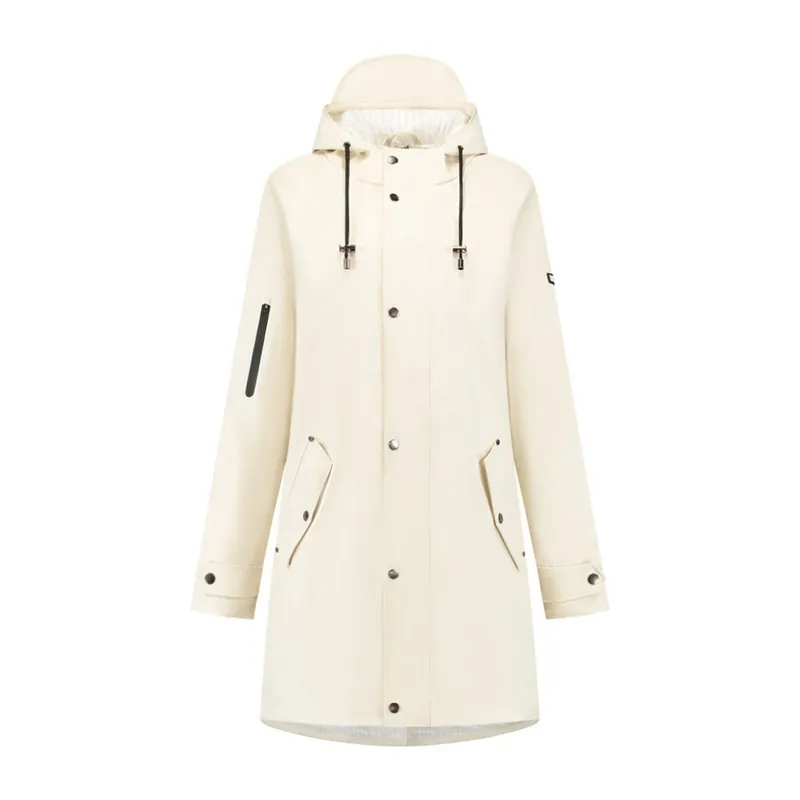 Mirage Rainfall trenchcoat soft touch off-white Tijdelijk Beschikbaar