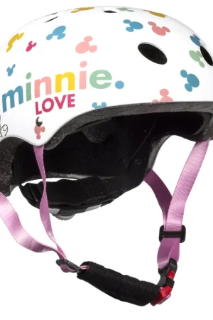 Gecertificeerd Seven Polska Kinderhelm Minnie White Fietshelm – 52-56 cm (M)