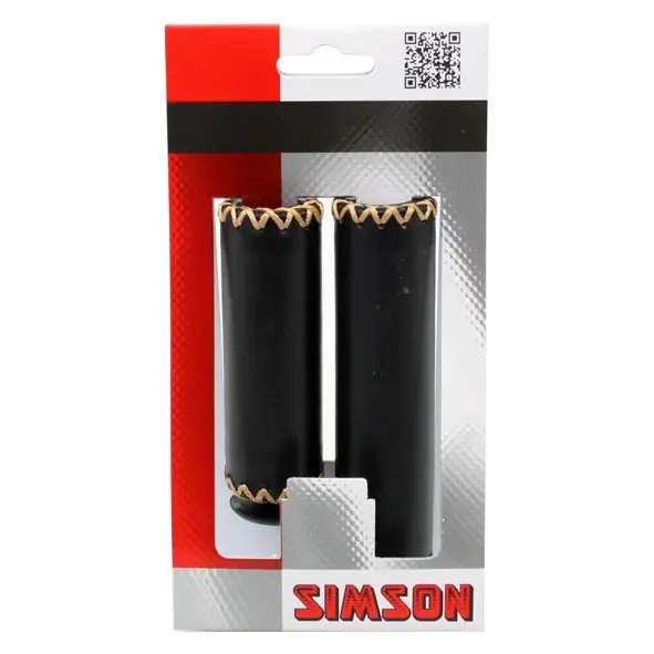 Simson handvatten set leer kort/lang zw Direct Beschikbaar