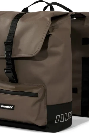 URBAN PROOF double cargo bag 38L recycled bruin Uitverkoop
