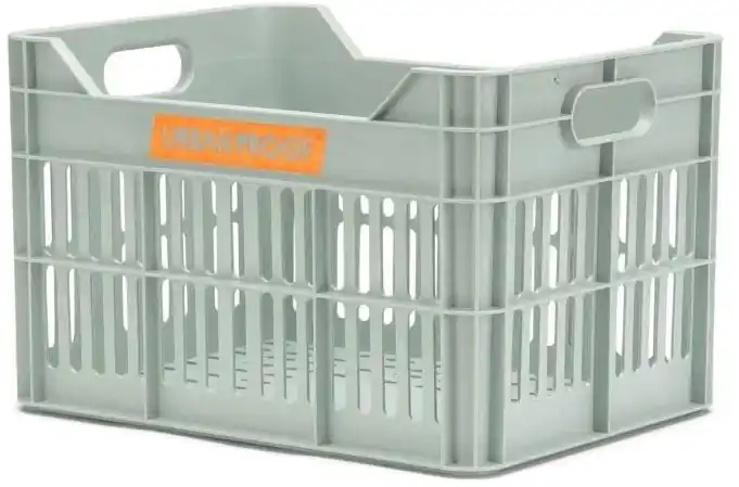 Superprijs URBAN PROOF Fietskrat 30L Click Mistig Mintgroen