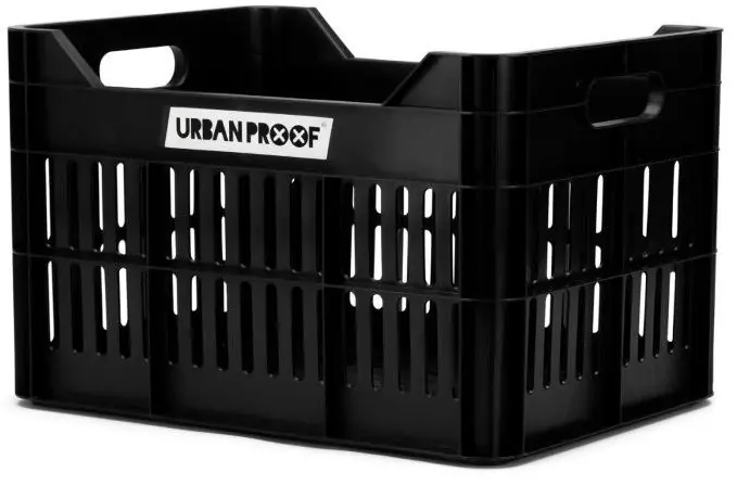 Speciale Aanbieding URBAN PROOF Fietskrat 30L Click Zwart