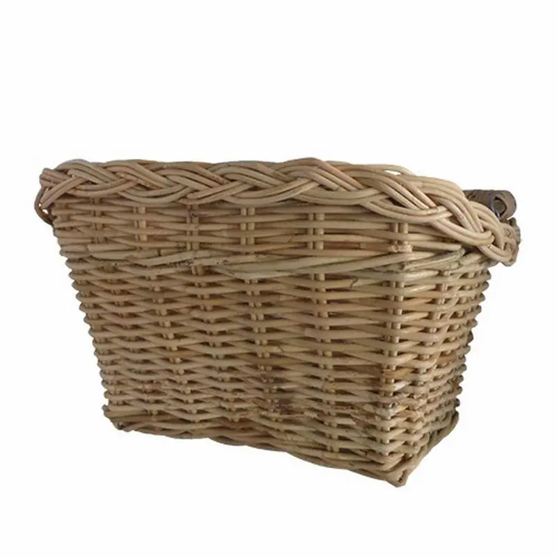 Laatste Versie Wicked Rieten Fietsmand Aan Stuur Rechthoek Naturel