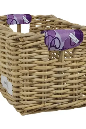 Wicked Rieten Fietsmand XL Love 11 naturel Exclusieve Aanbieding