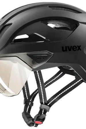 Veilige Betaling Uvex fietshelm Stride Visor 2026 zwart