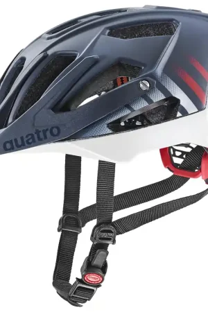 Beste Prijs Uvex MTB-helm Quatro cc wit blauw