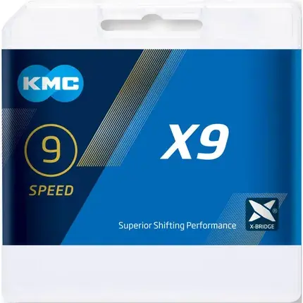KMC ketting 9-speed x9 ti-n 114 links goud Veilige Betaling