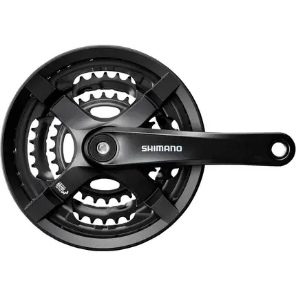 Beste Prijs SHIMANO Crankstel Tourney TY501 6/7/8S ZWART