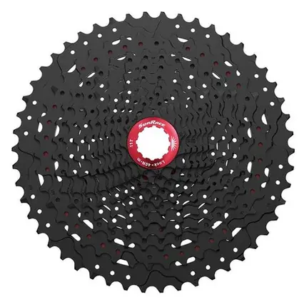 SUNRACE cassette 12v 11/50 CSMZ90 zwart Op = Op