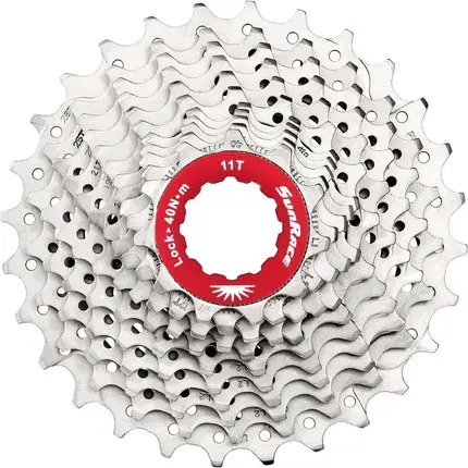 Aanbieding SUNRACE CASSETTE RACE 11 SPEED 11-25T METALLIC SI…
