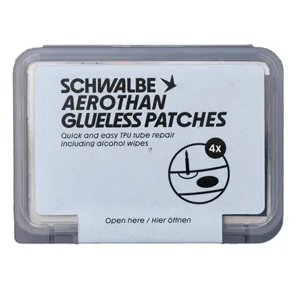 SCHWALBE PLEISTER SC GLUELESS PATCHES DS A 4 Beperkte Voorraad