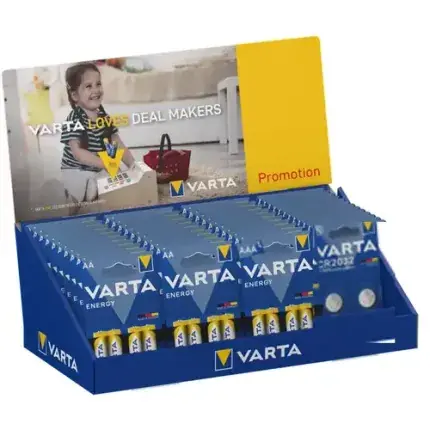 VARTA Varta batterij display Energy AA + AAA + CR2032 Beste Prijs