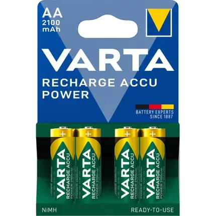VARTA Varta batterij R6 AA oplaadbaar 2100mA Actieprijs