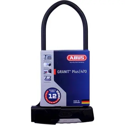 ABUS Granit Plus beugelslot 470/150HB300 Zwart Actieprijs