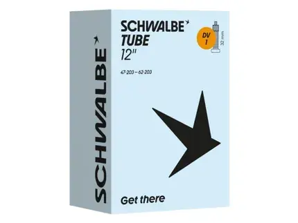 SCHWALBE binnenband DV1 12 inch 47/62-203 hv 32mm Snelle Levering
