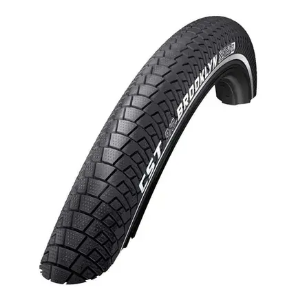 Weekendaanbieding CST buitenband Brooklyn Pro 26 x 2.125 zwart refl