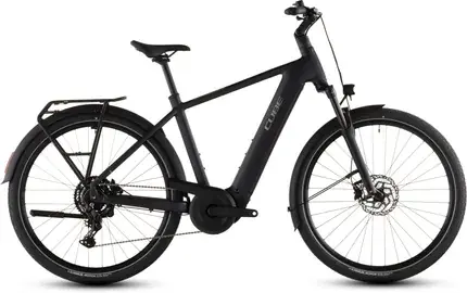 Aanbieding CUBE TOURING HYBRID ONE 600 COAL/CHROME 54 CM