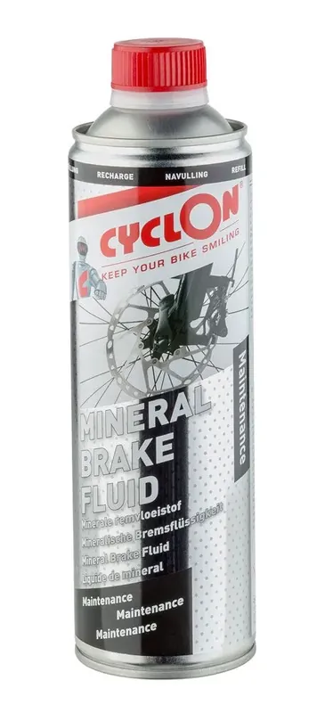 Cyclon Remvloeistof Mineral Brake fluid navulling Op = Op